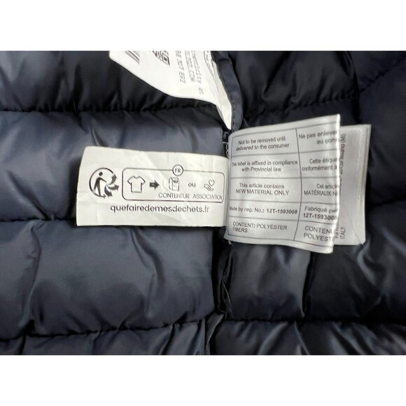 Save The Duck Kids Hooded Ultra Light Jacket Puffer Ski Coat Size 12 PlumTech - Picture 16 of 16